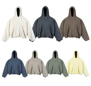 OEM hochwertige schlichte übergroße Erwachsenen Unisex besten Hoodies Hersteller High Collar Hoodie