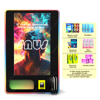 Máquina Expendedora de Tabaco Inteligente con Pantalla Táctil de 32 Pulgadas, Verificación de Edad, SDK Habilitado, Múltiples Opciones de Pago, Montaje en Pared, Snus
