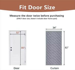 Puerta con Mosquitera Magnética y Aislamiento Térmico <span class=keywords><strong>de</strong></span> Tela Oxford con Relleno <span class=keywords><strong>de</strong></span> Algodón <span class=keywords><strong>para</strong></span> Invierno, Suministro <span class=keywords><strong>de</strong></span> Fábrica - Product Image 5