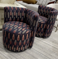 Fauteuil pivotant EKAR Seraphina, fauteuil moderne de luxe léger pour la maison, le bureau et le salon