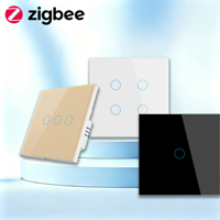 OEM ODM Personnalisé pour Interrupteur Intelligent Zigbee 3.0, Contrôle via l'Application Smart Life, Compatible Google Home, Logo Personnalisé, Mural, 10A, Matériau PC