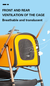 Heiß verkaufender moderner <span class=keywords><strong>Trolley</strong></span> 4 Wheels Capsule <span class=keywords><strong>Pet</strong></span> Stroller für kleinen Hund - Product Image 5