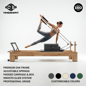 Offre Spéciale : Reformer Pilates Professionnel Commercial en Bois de Chêne Massif, Fabrication sur Mesure pour <span class=keywords><strong>Studio</strong></span> de Pilates - Product Image 6