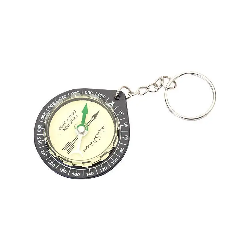 Wholesale compass key chain, cheap and easy to carry compass