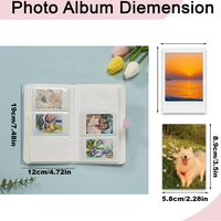 Lerp&2026, le nouveau design pour les albums photo Fujifilm Instax Mini 8/9/11/12/13film, albums photo de 3 pouces, 108 poches