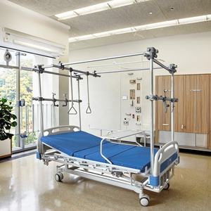 Letto Ortopedico per Trazione con Telaio Rimovibile in Metallo Regolabile Moderno per Trattamento Fratture Uso Scolastico - Product Image 5