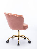 Chaise pivotante à hauteur réglable en velours bleu marine, chaise de manucure confortable, canapé de loisirs en velours