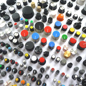 Harga pabrik plastik warna-warni tombol putar tutup enkoder 3.2 4.1 6.1 6.4mm tombol Volume lubang poros - Product Image 3