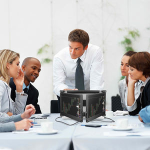 Moniteur triple écran <span class=keywords><strong>Ofiyaa</strong></span> Factory 12 pouces avec haut-parleurs 13''-16'' Mac PC/Ordinateur portable pour extension d'écran d'ordinateur portable <span class=keywords><strong>P2</strong></span> - Product Image 3