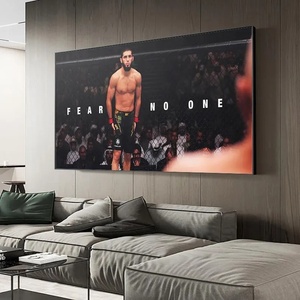 Stampa su Tela Motivazionale 'MMA <span class=keywords><strong>Fighter</strong></span> Fear No One', Poster UFC per Palestra, Ufficio, Man Cave o Decorazione Sala Sport da Combattimento, Regalo - Product Image 5