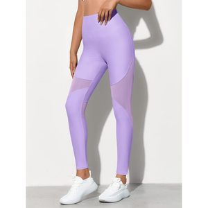 Fisoew Womens High Waisted Leggings <b>Mesh</b> Yoga <b>Pants</b> Butt Lifting Workout Running Stretchy Leggings - Product Image 3
