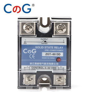 CG 10A 40A 60A 80A 100A 200A 400A DDSSR単相DC制御DCヒートシンクSSR-10DD 200DD100DDソリッドステートリレー - Product Image 4