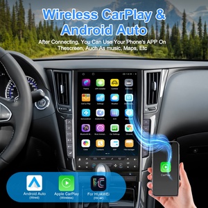 Navihua Tesla Style Android Car Radio GPS Navigation Carplay Display Screen Multimedia 13.6" for Infiniti Q50 Q50L 2015-2019 - Product Image 4