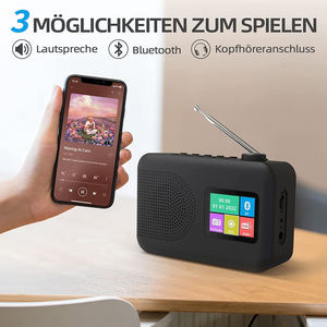 Radio Portátil DAB+ FM YOTON YT81107 con Pantalla LCD, Altavoz Integrado, Reloj Despertador, Función Estéreo y Alimentación CA para Uso Doméstico - Product Image 4