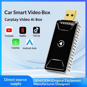 Box <span class=keywords><strong>Video</strong></span> Intelligente per Auto, Adattatore Wireless CarPlay, Box AI Android Auto con Netflix <span class=keywords><strong>YouTube</strong></span> TikTok, Compatibilità Universale, Garanzia di 1 Anno - Product Image 1