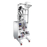 Machine d'emballage verticale automatique pour sachets, 1-100g, pour poudre et granulés, avec remplissage, scellage et pesage par vibration