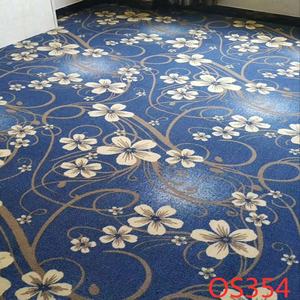 Tapis imprimé mur à mur en polypropylène floral Revêtement de sol antidérapant résistant au feu pour chambres d'hôtel Tapis mural décoratif pour la maison - Product Image 6