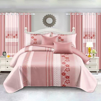 Ensemble de literie de luxe DL, 12 pièces, ensemble de couette taille Queen avec taies d'oreiller et rideaux pour la maison, OEM personnalisé en gros