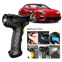 Compresseur d'air de voiture mini portable à usages multiples, gonfleur de voiture, batterie rechargeable, pompe à air numérique automatique, vente en gros, 8004