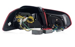 Juego de Luces Traseras LED Nuevas 12V 3000 Lúmenes 3000K para Volkswagen Golf 6 MK6 2008-2013 Lente Transparente ABS Rojo Secuencial - Product Image 2
