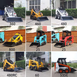 Ücretsiz kargo ucuz Epa motor tekerlek/parça yükleyici dizel mini skid steer parça yükleyici Mini Skid nokta dönüşlü yükleyici parça ile - Product Image 4