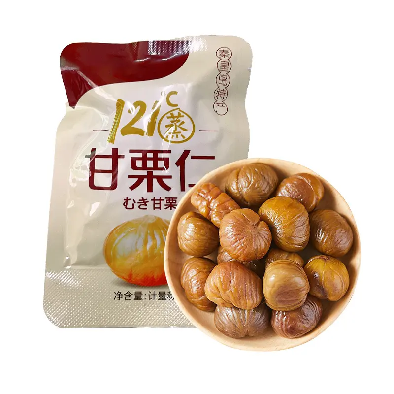 Kupas buah kering kacang, siap untuk dimakan papan millet manis biji kacang kastanye Cina