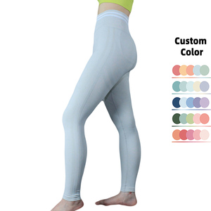 Leggings Deportivos de Compresión Personalizados ARLAN para Mujer, Sin Costuras, Suaves, Sin Costura Frontal, Cintura Alta, Pantalones de Fitness, Leggings de Yoga - Product Image 3