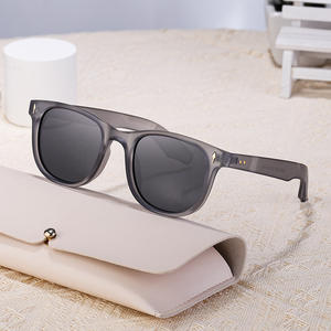 Gafas de sol polarizadas con montura cuadrada retro para hombre, protección UV400, gafas de sol para conducir al aire libre, montura negra de PC, lentes TAC - Product Image 2