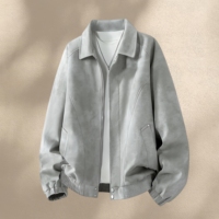 Veste de pilote en PU coupe-vent pour homme, personnalisable, grande taille, pour l'extérieur, le baseball, la moto, style streetwear décontracté