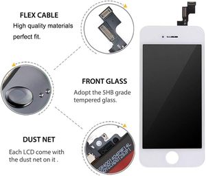 Kit de remplacement d'écran tactile LCD Fixerman pour <span class=keywords><strong>IPHONE</strong></span> <span class=keywords><strong>SE</strong></span>, outils de réparation et verre trempé (blanc Chine) - Product Image 3
