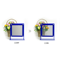 Película Inteligente para Ventanas y Puertas PDLC, Negra, Enrollable, Convertible Eléctricamente, Tamaño Personalizado