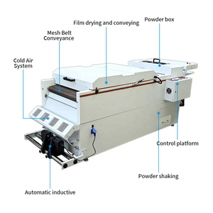 Otomatik DTF Shaker fırın kurutma 4-Head örgü kemer daktilo DTF yazıcı ile PET Film sallayarak toz için yeni durum - Product Image 2