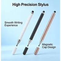 Stylet 2 en 1 pour iPad, iPhone, tablettes Android et Samsung, stylet capacitif à pointe fine pour tous les écrans tactiles