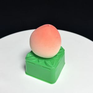 Crème glacée de qualité supérieure au goût pêche, crème glacée en forme de pêche 3D, crème glacée aux fruits très vendue - Product Image 3