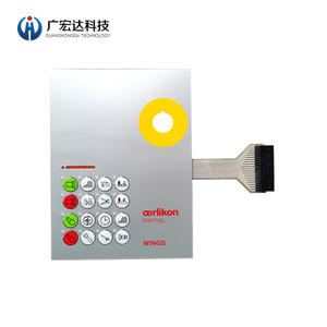 Personalizado OEM serviço fábrica vendas controle tátil gráfico sobreposição impermeável toque membrana interruptor painel - Product Image 5