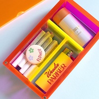 Boîte de rangement en acrylique néon magnétique de luxe personnalisée en gros, boîtes de rangement pour bijoux en lucite colorées, boîte en acrylique cristalline avec couvercles