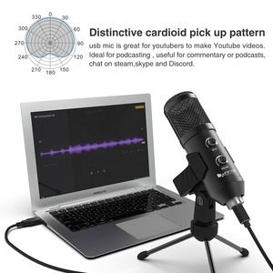 ไมโครโฟนคอนเดนเซอร์ <span class=keywords><strong>Fifine</strong></span> T058B พร้อมขาตั้งแบบแขน สำหรับเล่นเกม บันทึกเสียงเพลง ใช้กับพีซีและแล็ปท็อป - Product Image 2