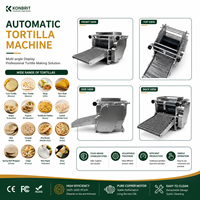 Machine à tortillas pour tortillas de farine et wraps de burritos, pour restaurants, avec épaisseur réglable et taille personnalisée