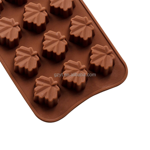 Ustensiles de cuisine gâteau Silicone bonbons moule 3D chocolat Fondant pâtisserie Silicone marron moules gâteau outils Vase moules Silicone sac - Product Image 3