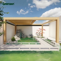 Auvent de terrasse rétractable en aluminium, couverture de pergola pliante d'extérieur, pare-soleil motorisé, système de toiture rétractable