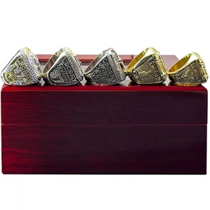 Set di Anelli in Lega d'Oro, Gioielli Edmonton Oilman, Anello Campione, Souvenir Sportivo da Uomo, Collezione per Fan - Product Image 3