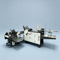 Machine à plier le papier automatique à écran tactile 480 mm A2 A3 1D Unité de pliage transversal haute vitesse pour dépliants et livrets