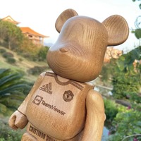 Brique d'ours en bois personnalisée artisanat décoration de la maison enfant jouet cadeau 400% 1000% figurine ours brique