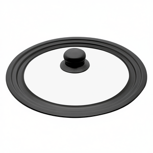 Tapa multifuncional ELO con ventana de vidrio y ventilación de vapor para ollas y sartenes - Product Image 2