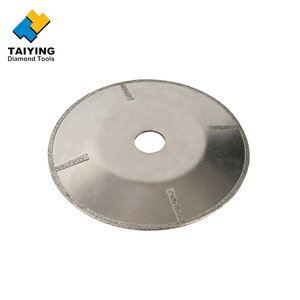 <span class=keywords><strong>Lame</strong></span> de <span class=keywords><strong>scie</strong></span> <span class=keywords><strong>circulaire</strong></span> diamantée concave industrielle de 100 mm (4 pouces) de qualité professionnelle pour la découpe du marbre, compatible OEM - Product Image 2