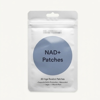 Acentiallabs Offre Spéciale 30 Patchs Transdermiques NAD Plus Suppléments de Santé Premium Anti-Âge Végétaliens et Sans Cruauté Animale