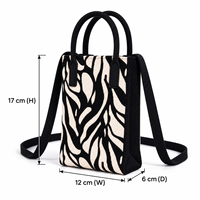 Sac à téléphone portable tricoté pour femmes, mini pochette bandoulière pour téléphone portable avec sangle fixe, vente en gros OEM ODM