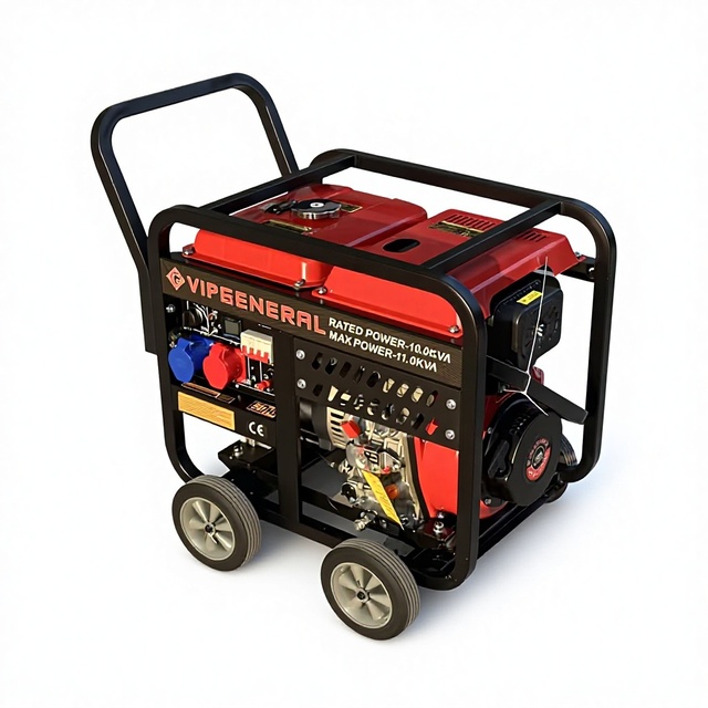 Wholesale Small 5kva 10kva Diesel Open Frame Power Generator Set 110V 220V 380V Featuring All-copper Brushless Motor