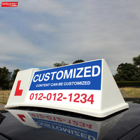 Publicidad Car Roof Sign Car Top Hat Cono magnético