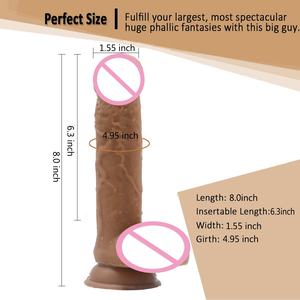 Strapon Yapay Penis Gerçekçi Penis Büyük Yapay Penisler Vantuzlu Anal Seks Oyuncakları Yetişkin Ürünleri Ejderha Kemikli Penis Kadınlar için Mastürbasyon - Product Image 1